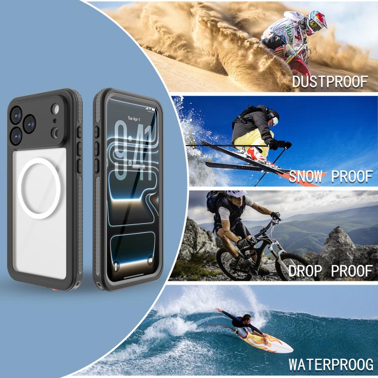 For iPhone 17 Pro Max RedPepper V Series IP68 Waterproof Magnetic Phone Case