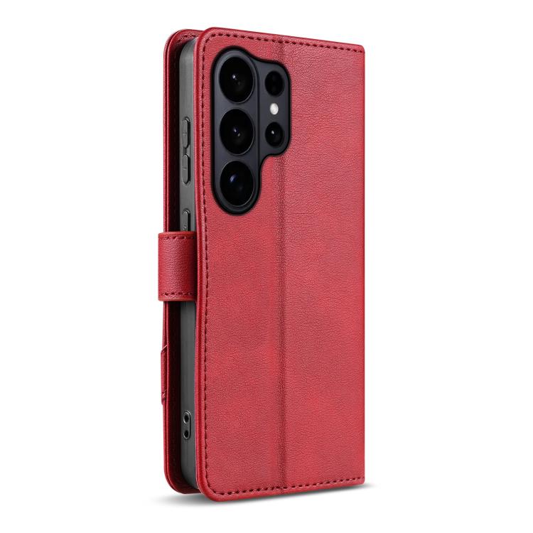 For Samsung Galaxy S26 Ultra 5G AZNS A2 Series Tri-Card Wallet RFID Vegan Leather Phone Case with Strap