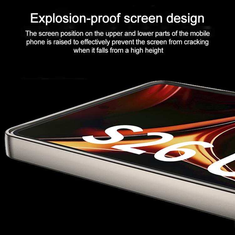 For Samsung Galaxy S26 Ultra 5G GKK Large Camera Hole Metal Paint Skin Feel Vegan Leather Magnetic Phone Case