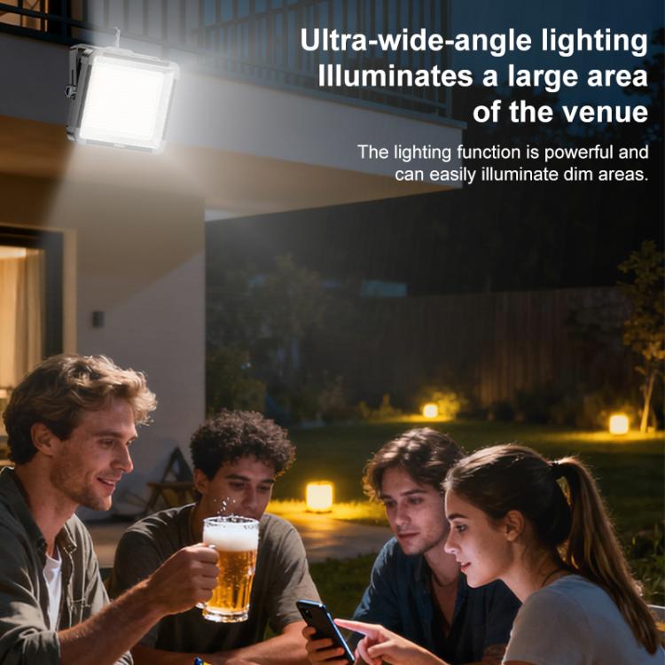 Yesido DH17 High Brightness Outdoor Floodlight Emergency Light - Black