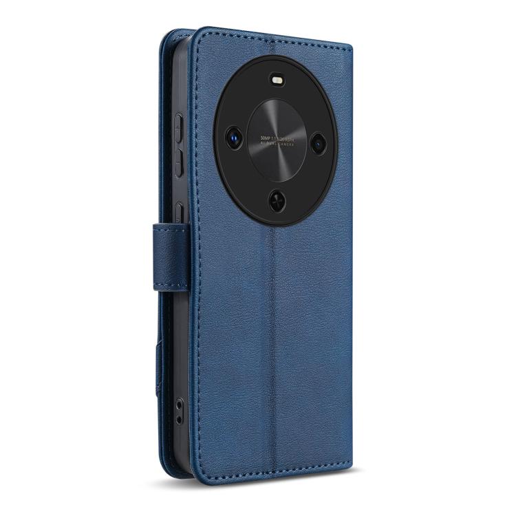For Huawei Enjoy 70X / Enjoy 70X Energy AZNS A2 Series Tri-Card Wallet RFID Vegan Leather Phone Case with Strap