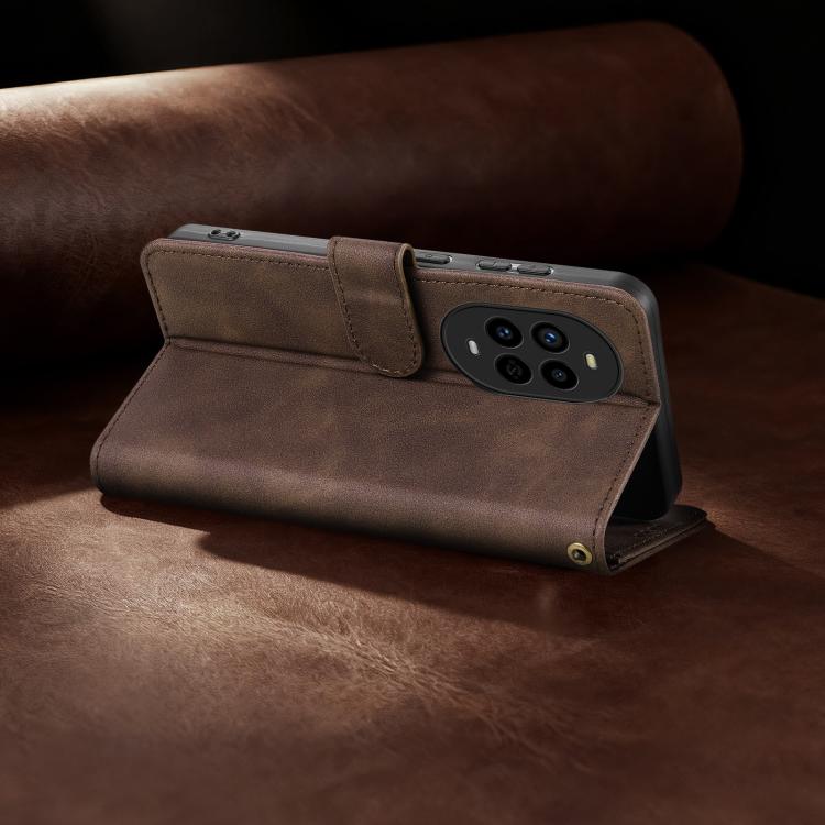 For Huawei nova 13 Pro AZNS A2 Series Tri-Card Wallet RFID Vegan Leather Phone Case with Strap