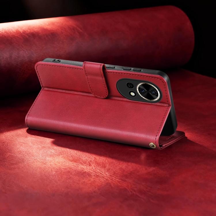 For Huawei nova 13 / nova 12 AZNS A2 Series Tri-Card Wallet RFID Vegan Leather Phone Case with Strap