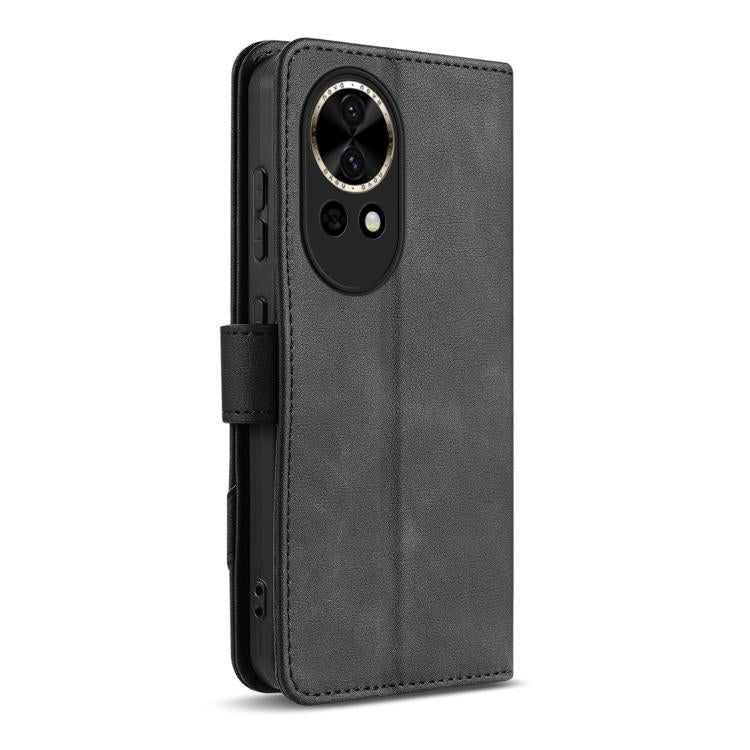 For Huawei nova 13 / nova 12 AZNS A2 Series Tri-Card Wallet RFID Vegan Leather Phone Case with Strap