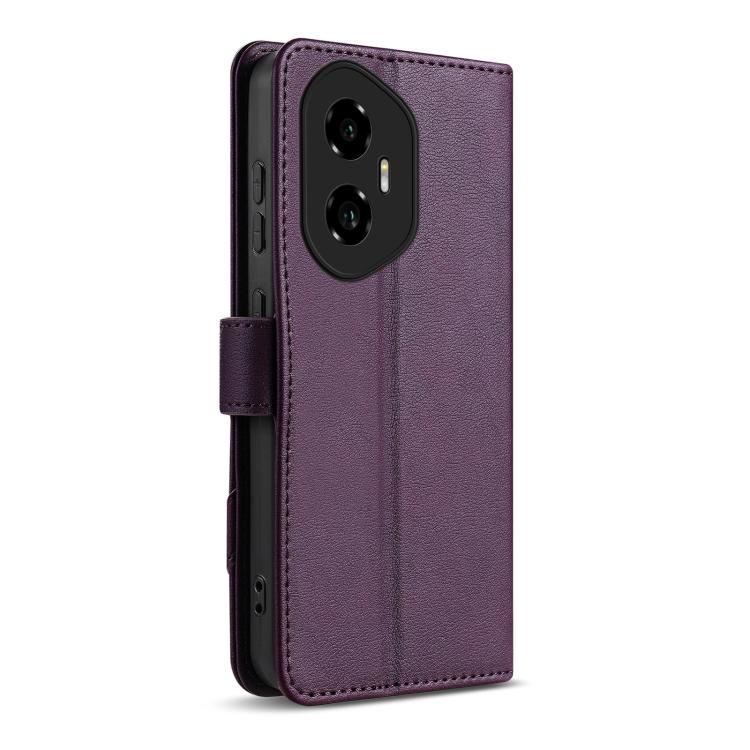 For Honor 300 AZNS A2 Series Tri-Card Wallet RFID Vegan Leather Phone Case with Strap
