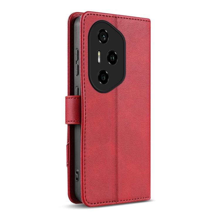 For Honor 300 Pro AZNS A2 Series Tri-Card Wallet RFID Vegan Leather Phone Case with Strap