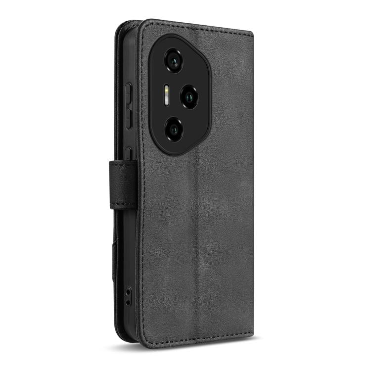 For Honor 300 Pro AZNS A2 Series Tri-Card Wallet RFID Vegan Leather Phone Case with Strap