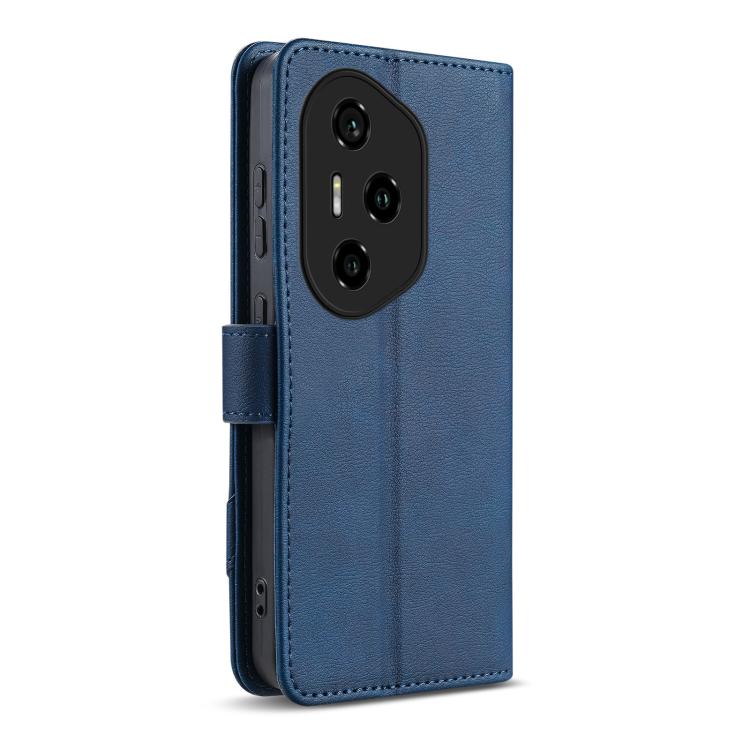 For Honor 300 Pro AZNS A2 Series Tri-Card Wallet RFID Vegan Leather Phone Case with Strap