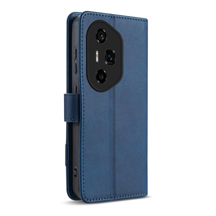 For Honor 300 Ultra AZNS A2 Series Tri-Card Wallet RFID Vegan Leather Phone Case with Strap