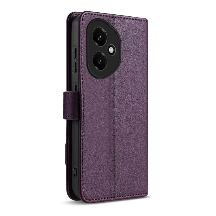 For Honor 400 Global 156.5mm AZNS A2 Series Tri-Card Wallet RFID Vegan Leather Phone Case with Strap