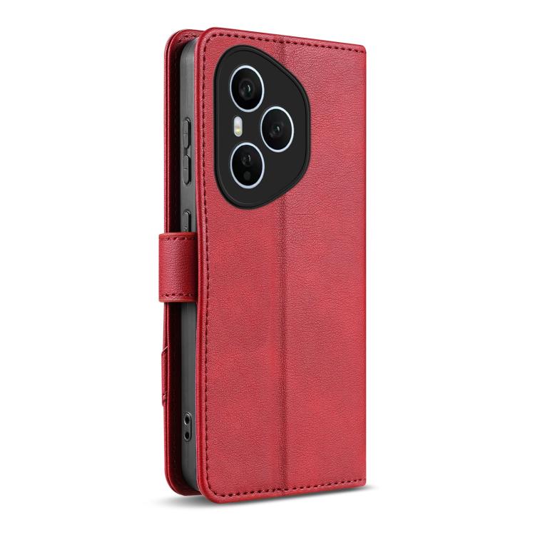 For Honor 400 Pro Global 160.8mm AZNS A2 Series Tri-Card Wallet RFID Vegan Leather Phone Case with Strap