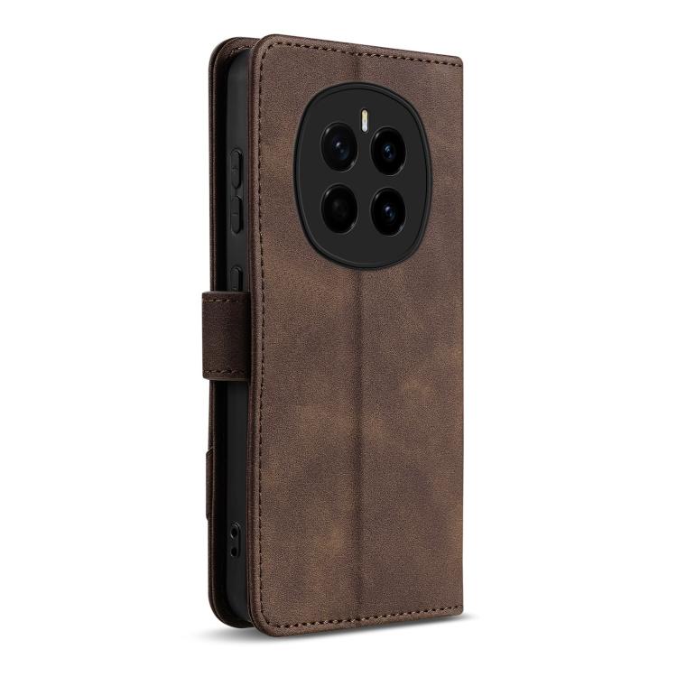 For Honor Magic7 AZNS A2 Series Tri-Card Wallet RFID Vegan Leather Phone Case with Strap