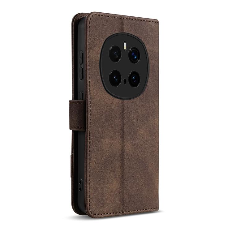For Honor Magic7 Pro AZNS A2 Series Tri-Card Wallet RFID Vegan Leather Phone Case with Strap