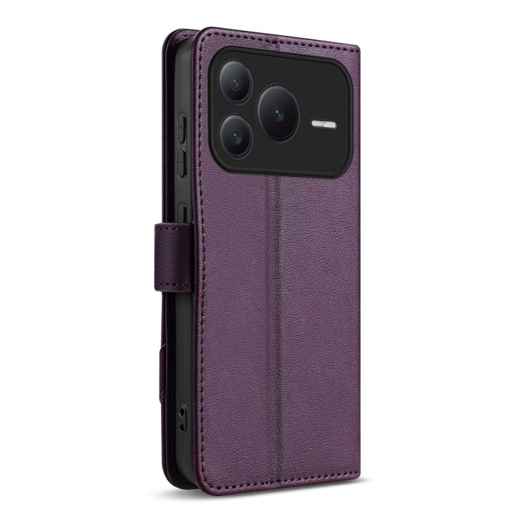 For Honor Power2 AZNS A2 Series Tri-Card Wallet RFID Vegan Leather Phone Case with Strap