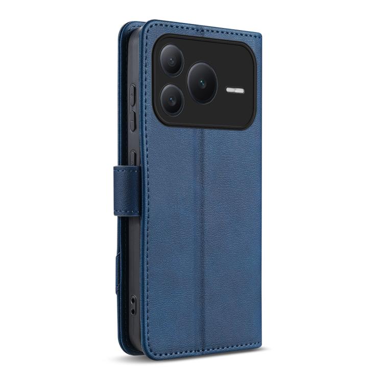 For Honor Power2 AZNS A2 Series Tri-Card Wallet RFID Vegan Leather Phone Case with Strap