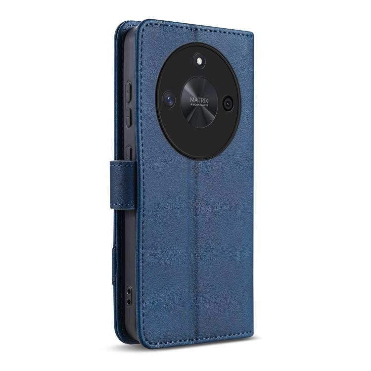 For Honor X50 / X50 Pro / X50 GT AZNS A2 Series Tri-Card Wallet RFID Vegan Leather Phone Case with Strap