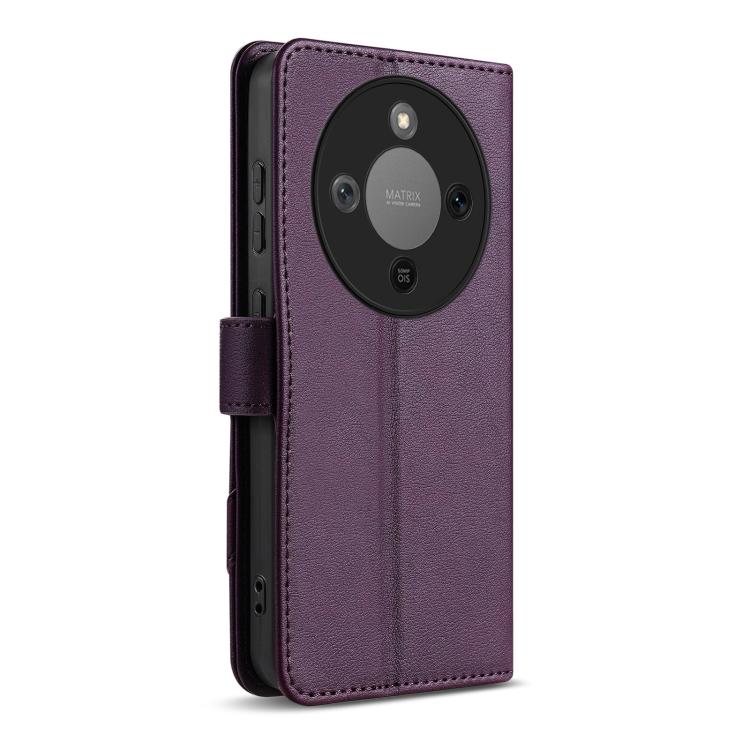 For Honor X70 5G / X9d 5G AZNS A2 Series Tri-Card Wallet RFID Vegan Leather Phone Case with Strap