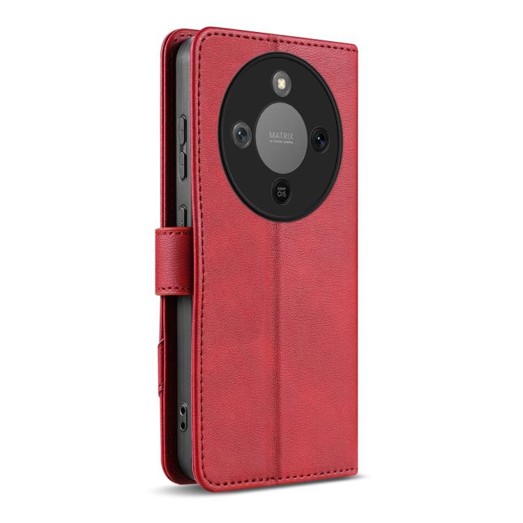 For Honor X70 5G / X9d 5G AZNS A2 Series Tri-Card Wallet RFID Vegan Leather Phone Case with Strap