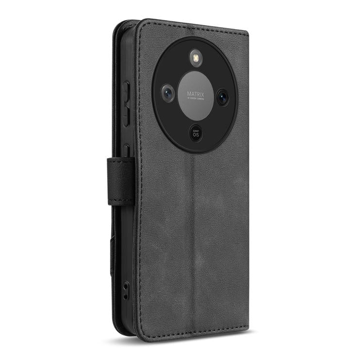 For Honor X70 5G / X9d 5G AZNS A2 Series Tri-Card Wallet RFID Vegan Leather Phone Case with Strap