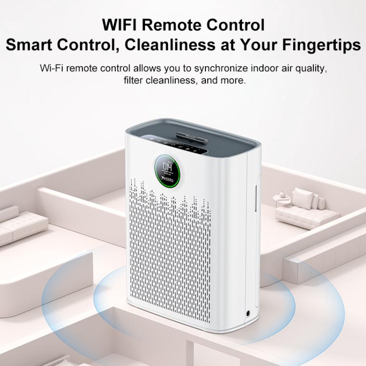 Yesido EC23 Air Purifier Supports WIFI Remote Control, Plug:EU Plug - White