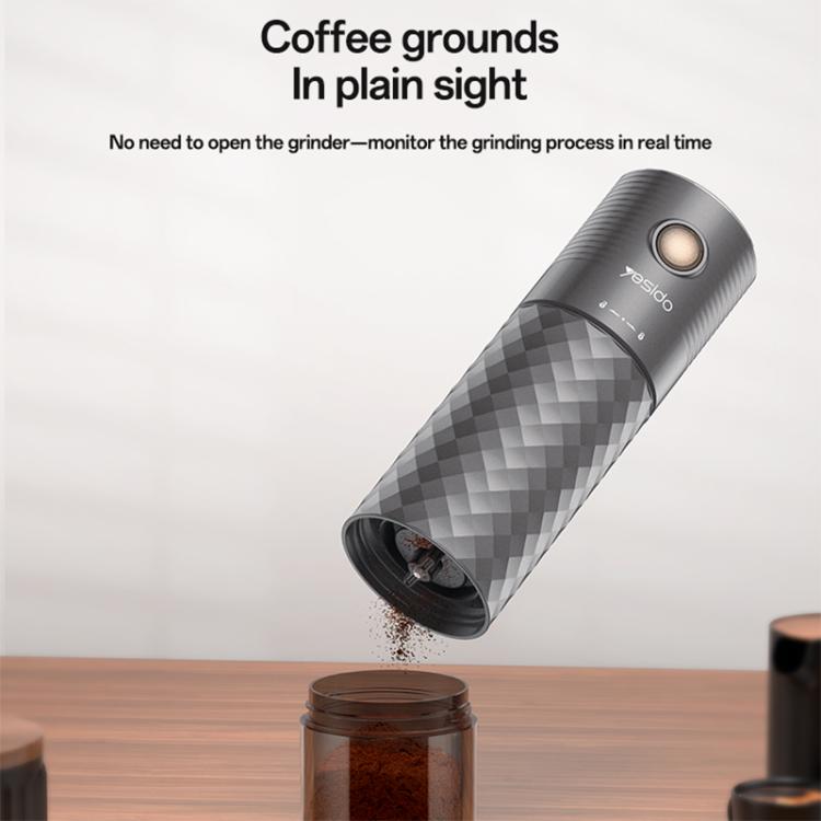 Yesido EC29 Portable Electric Grinder Coffee Maker - Black