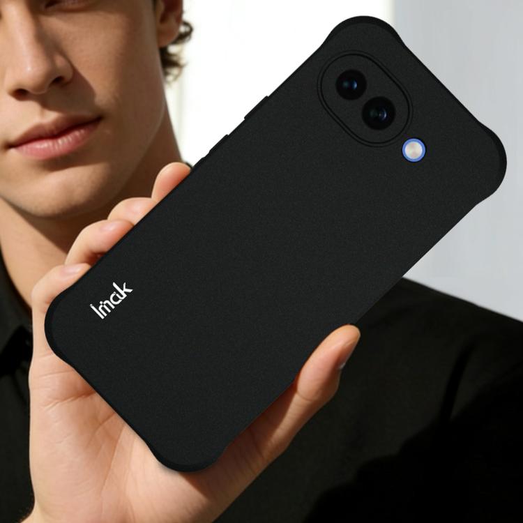 For Google Pixel 10a imak Shockproof Airbag TPU Phone Case - Matte Black