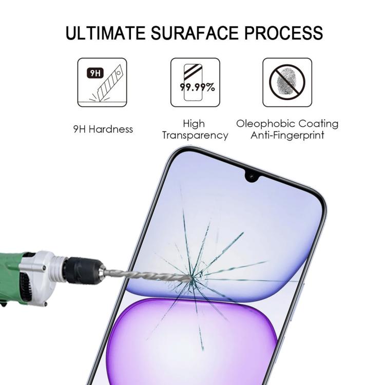For Realme C83 5G Full Glue Screen Tempered Glass Film