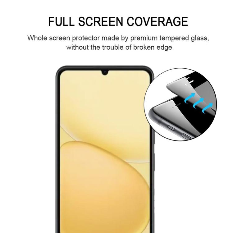 For Realme Note 80 4G 25pcs Full Glue Screen Tempered Glass Film