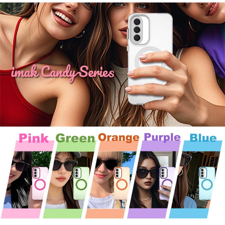 For Samsung Galaxy A57 5G IMAK Candy Series Shockproof MagSafe Phone Case