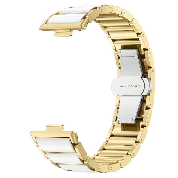 For Huawei Watch Fit4 / Fit4 Pro xDfind Ceramic Stainless Steel Watch Band