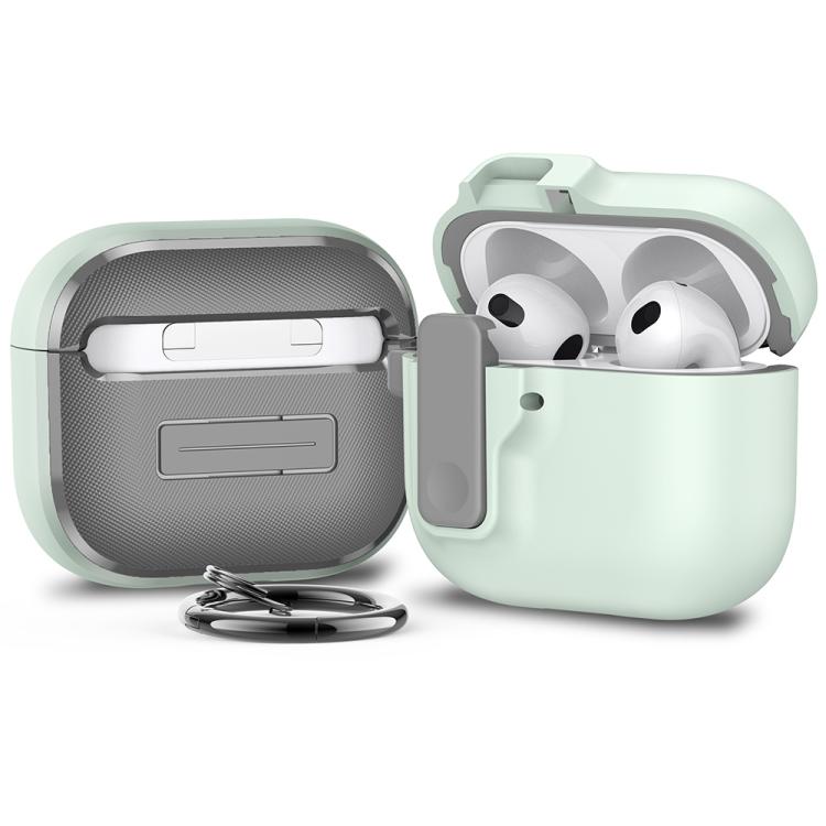 For AirPods 4 XDcase Armor Full-body Earphone Case with Hook & Security Lock