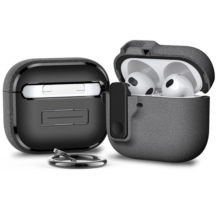 For AirPods 4 XDcase Armor Full-body Earphone Case with Hook & Security Lock