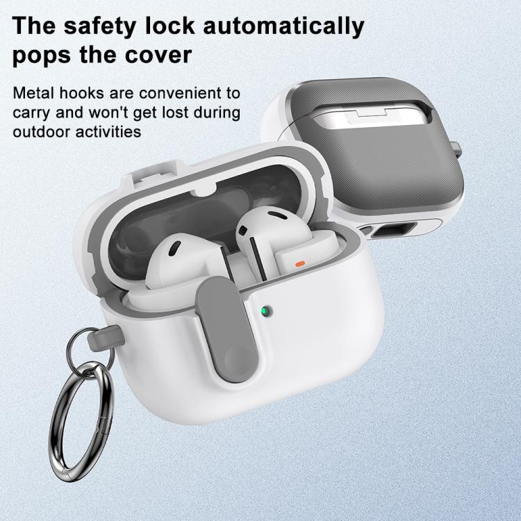 For Samsung Galaxy Buds3 / 3 Pro XDcase Armor Full-body Earphone Case with Hook & Security Lock