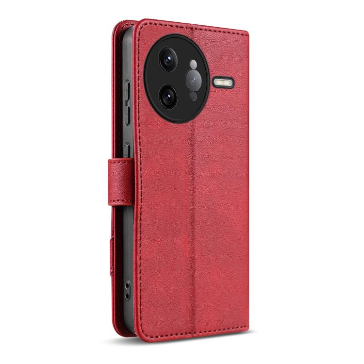 For Redmi K80 Pro AZNS A2 Series Tri-Card Wallet RFID Vegan Leather Phone Case with Strap
