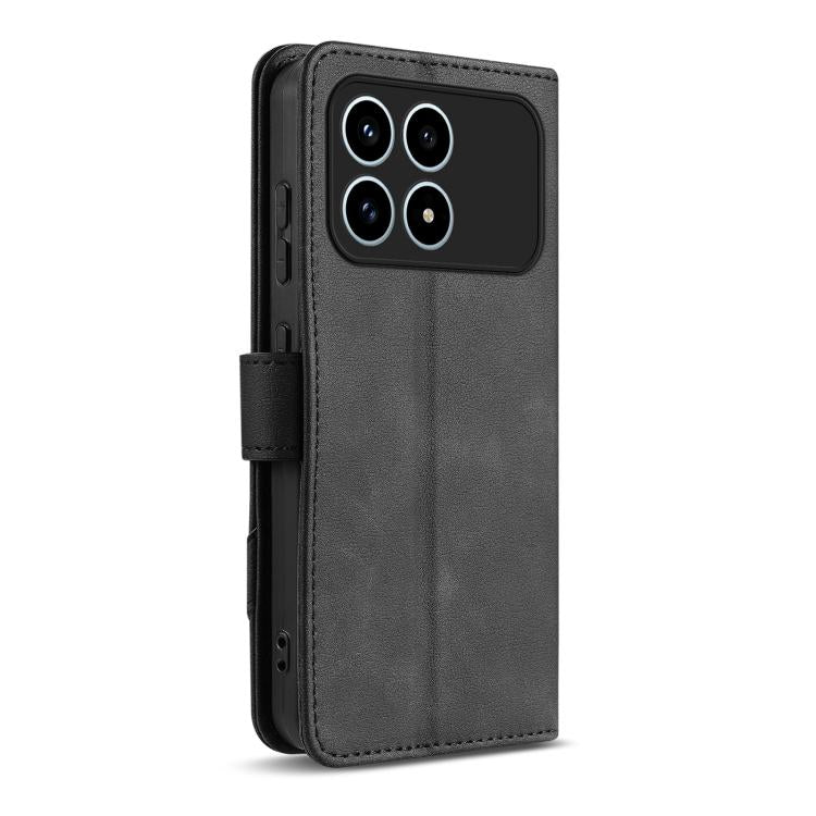 For Redmi K90 AZNS A2 Series Tri-Card Wallet RFID Vegan Leather Phone Case with Strap