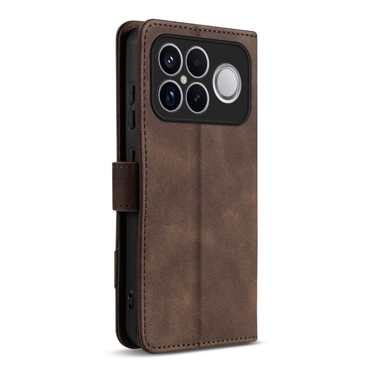 For Redmi K90 Pro Max AZNS A2 Series Tri-Card Wallet RFID Vegan Leather Phone Case with Strap