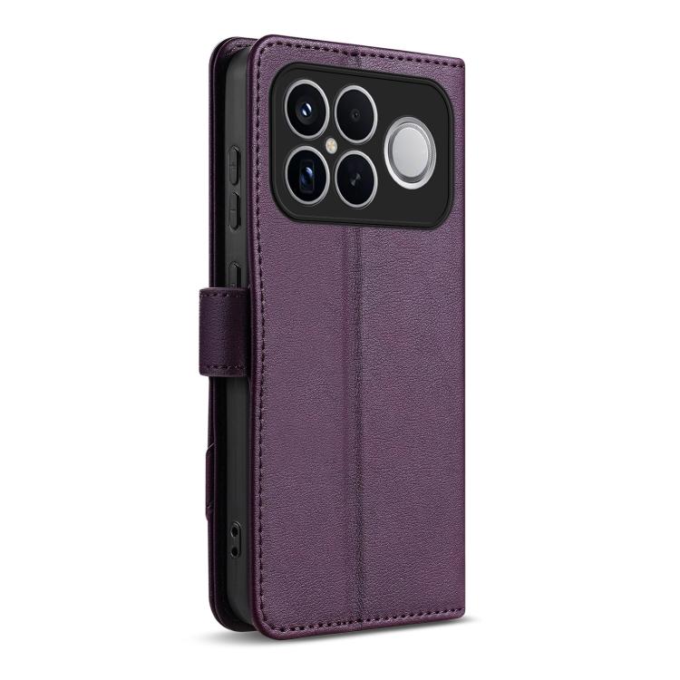 For Redmi K90 Pro Max AZNS A2 Series Tri-Card Wallet RFID Vegan Leather Phone Case with Strap