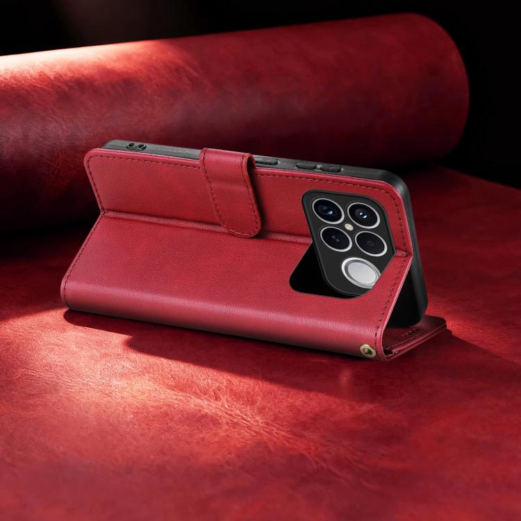 For Redmi K90 Pro Max AZNS A2 Series Tri-Card Wallet RFID Vegan Leather Phone Case with Strap