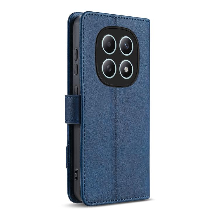 For Redmi Note 15 5G Global 164mm AZNS A2 Series Tri-Card Wallet RFID Vegan Leather Phone Case with Strap