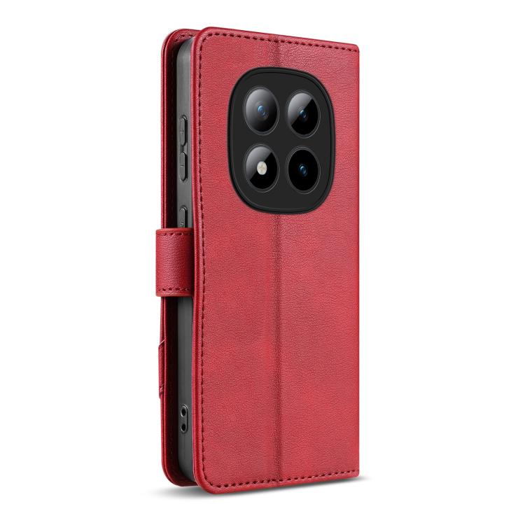 For Redmi Note 15 Pro+ 5G Global 163.3mm AZNS A2 Series Tri-Card Wallet RFID Vegan Leather Phone Case with Strap