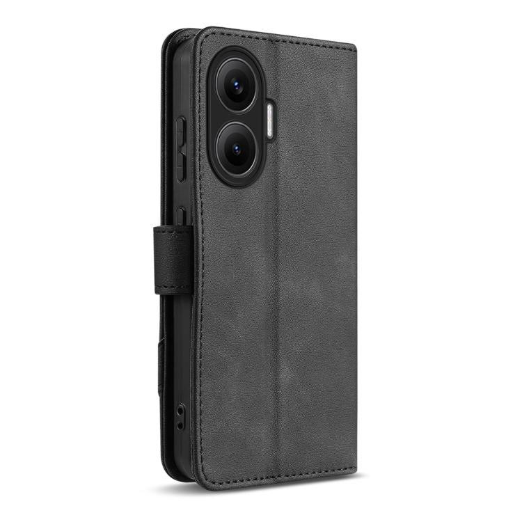 For Redmi Turbo 4 Pro AZNS A2 Series Tri-Card Wallet RFID Vegan Leather Phone Case with Strap