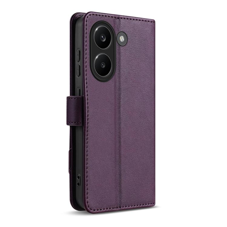 For Redmi Turbo 5 5G / Poco X8 Pro 5G AZNS A2 Series Tri-Card Wallet RFID Vegan Leather Phone Case with Strap