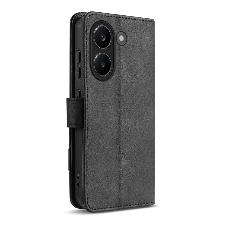 For Redmi Turbo 5 5G / Poco X8 Pro 5G AZNS A2 Series Tri-Card Wallet RFID Vegan Leather Phone Case with Strap