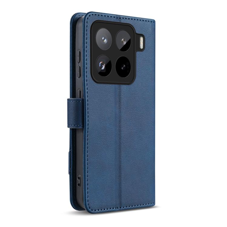 For Xiaomi 15 Pro AZNS A2 Series Tri-Card Wallet RFID Vegan Leather Phone Case with Strap