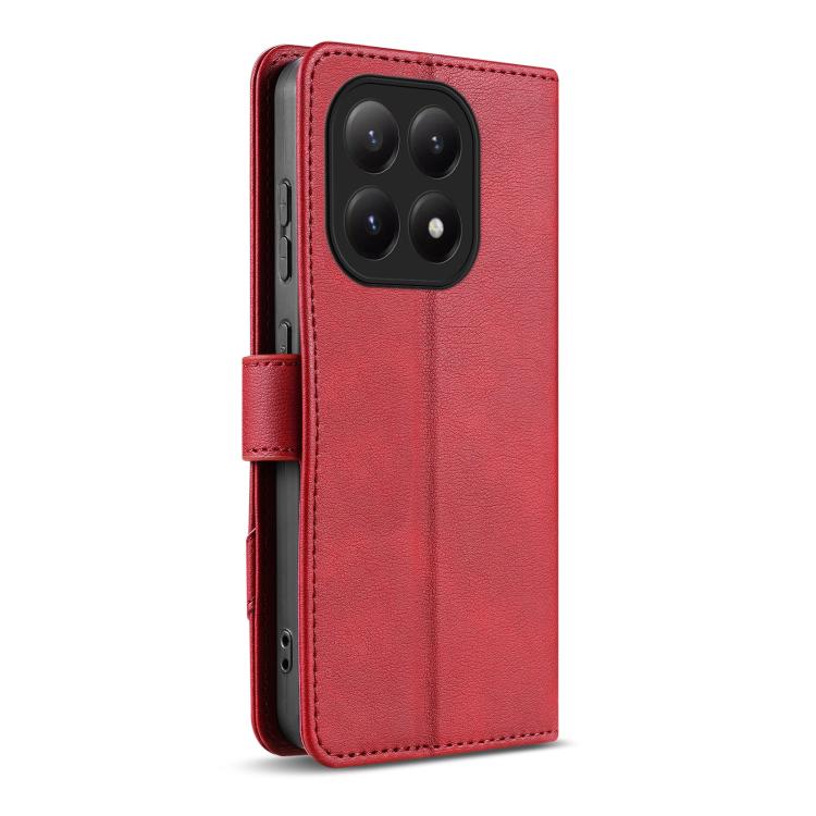 For Xiaomi 15T 5G AZNS A2 Series Tri-Card Wallet RFID Vegan Leather Phone Case with Strap