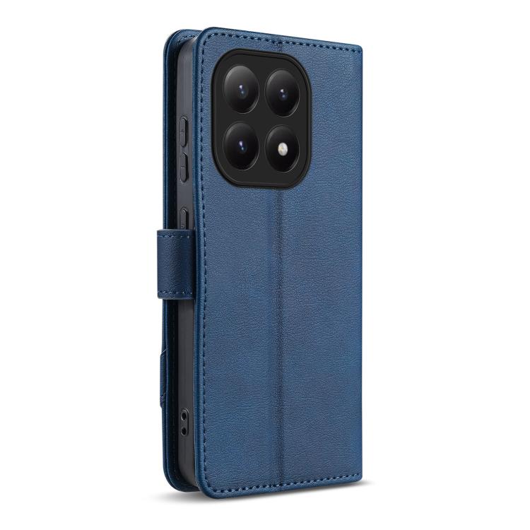 For Xiaomi 15T 5G AZNS A2 Series Tri-Card Wallet RFID Vegan Leather Phone Case with Strap