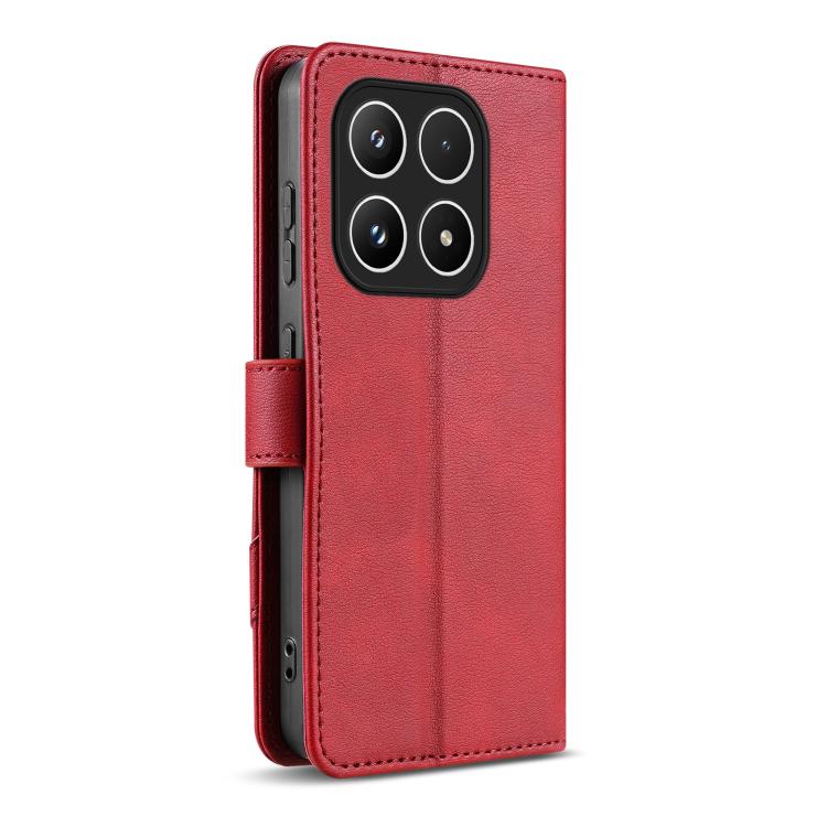 For Xiaomi 17 AZNS A2 Series Tri-Card Wallet RFID Vegan Leather Phone Case with Strap
