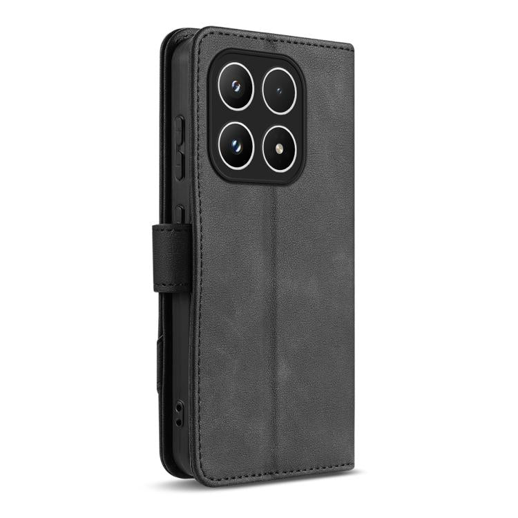 For Xiaomi 17 AZNS A2 Series Tri-Card Wallet RFID Vegan Leather Phone Case with Strap