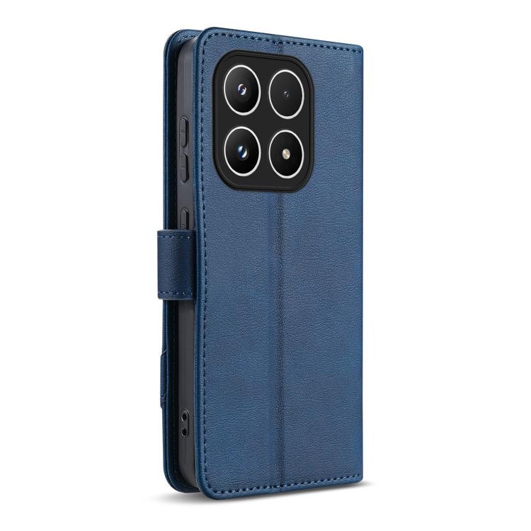 For Xiaomi 17 AZNS A2 Series Tri-Card Wallet RFID Vegan Leather Phone Case with Strap