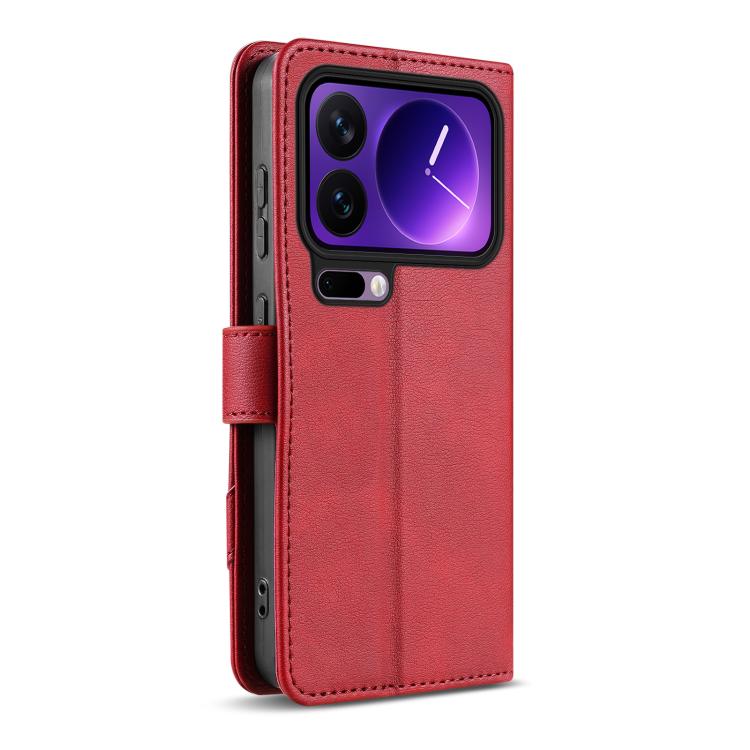For Xiaomi 17 Pro AZNS A2 Series Tri-Card Wallet RFID Vegan Leather Phone Case with Strap